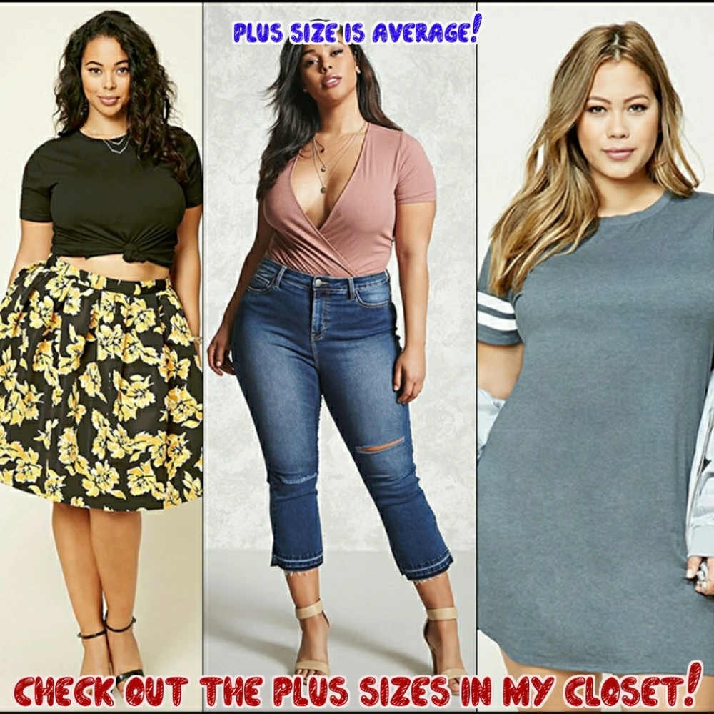 CHECK OUT THE PLUS SIZED CLOTHING IN MY CLOSET!!!!
